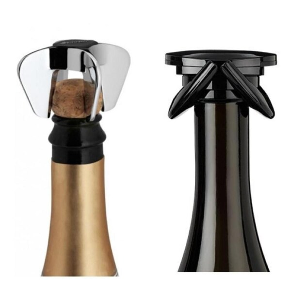 Champagne and Sparkling Wine Bottle Opener with Three Champagne stopper Bubble stoppers