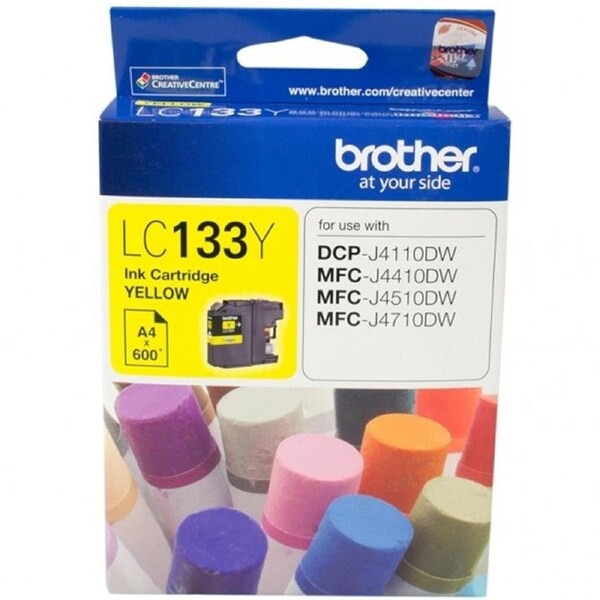 Brother LC133 YELLOW Ink J4110DW J4410DW J4510DW J4710DW LC133Y