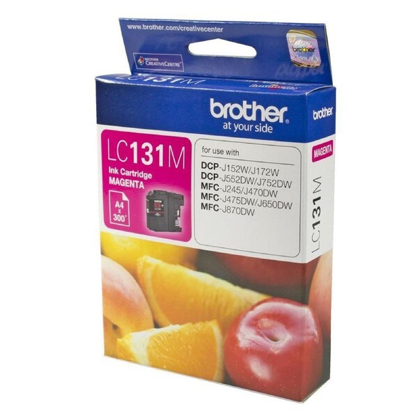 Original Brother LC131M Magenta Ink Cartridge Toner