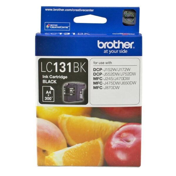 Original Brother LC131BK Black Ink Cartridge Toner