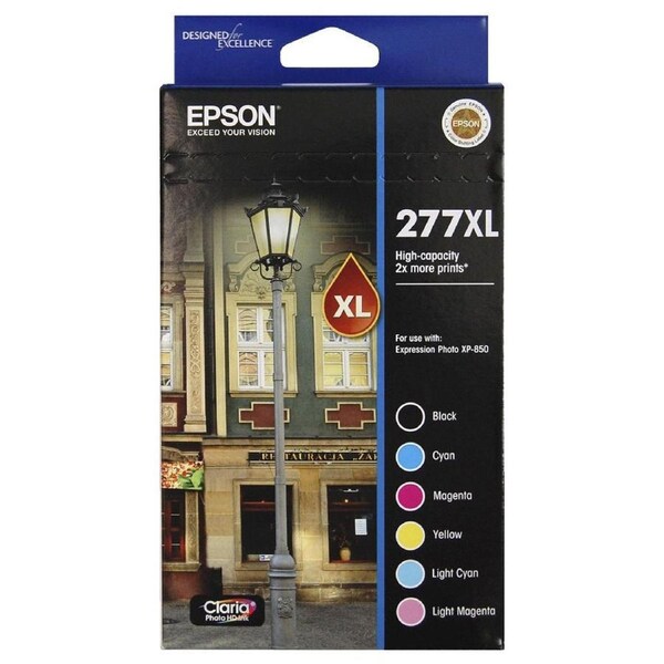 Epson 277XL 6 Colours Value Pack Ink Cartridge XP-850 XP-950 T278892
