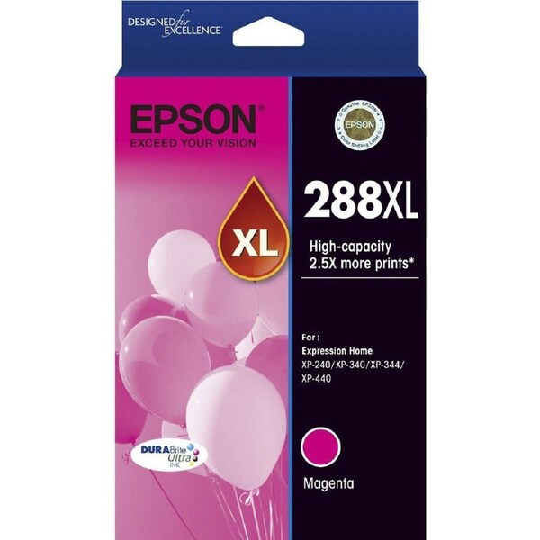 Epson 288XL Magenta Ink Cartridge XP-240 XP-340 XP-344 XP-440 T306392