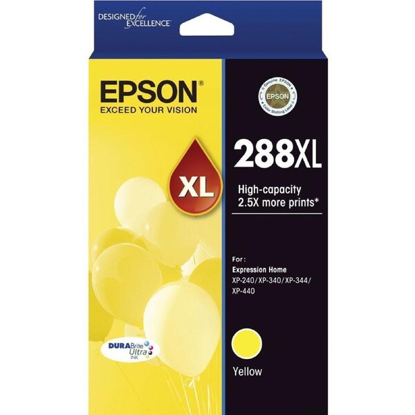 Epson 288XL Yellow Ink Cartridge XP-240 XP-340 XP-344 XP-440 T306492