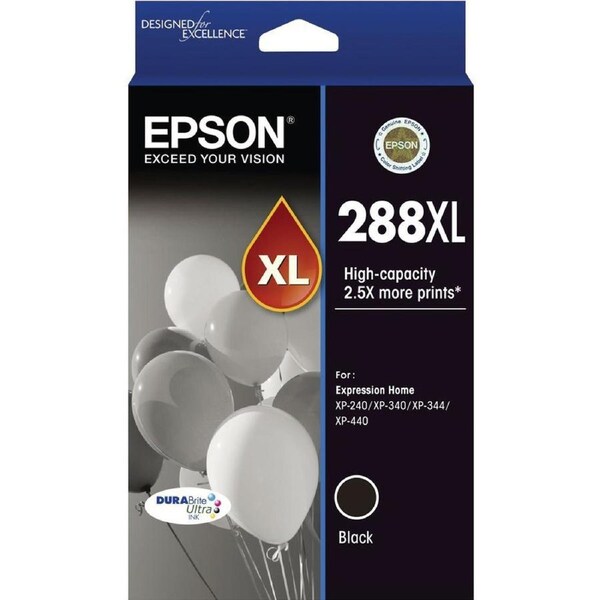 Epson 288XL Black Ink Cartridge XP-240 XP-340 XP-344 XP-440 T306192