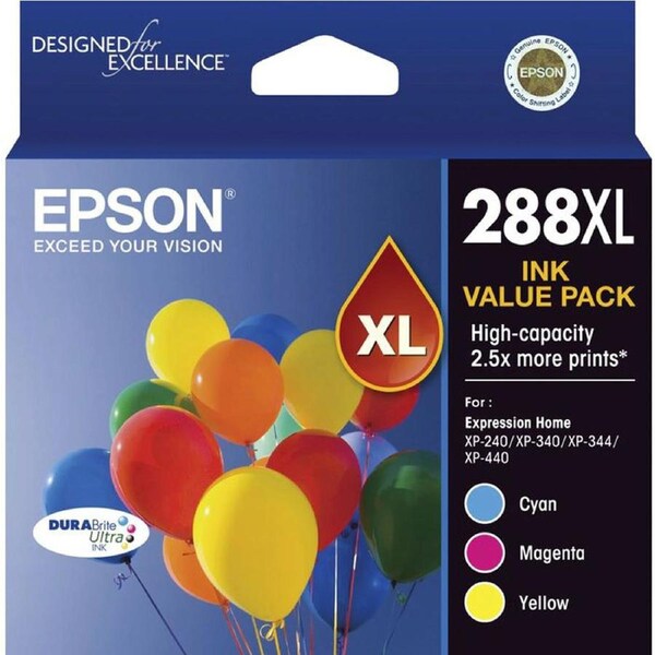 Epson 288XL 3 Colour Ink Cartridge XP-240 XP-340 XP-344 XP-440 T306592