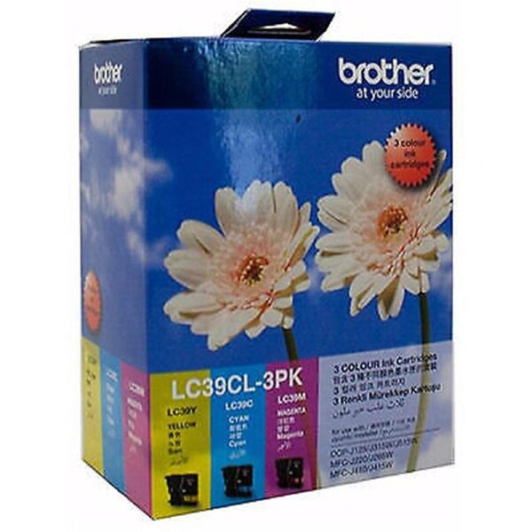 Brother LC39CL3PK 3 Colours Value Pack Ink Cartridge LC39CL-3PK