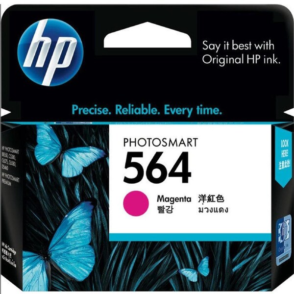 Original HP 564 MAGENTA Ink Cartridge Toner CB319WA-2