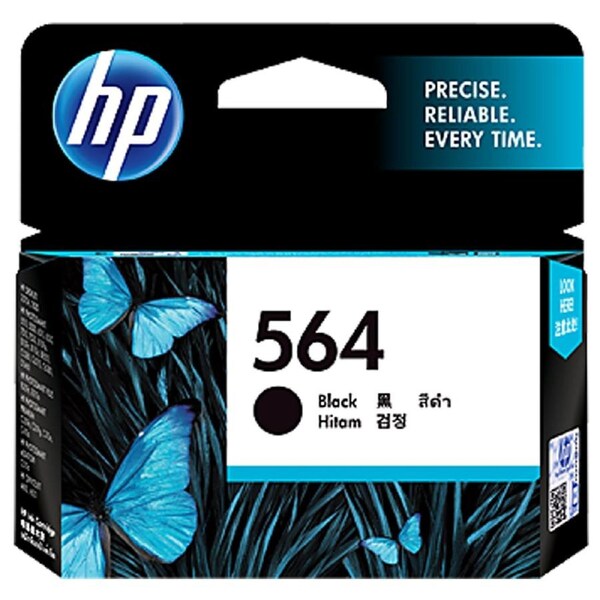 Original HP 564 BLACK Ink Cartridge Toner CB316WA-2