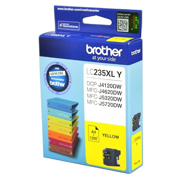 Original Brother LC235XLY YELLOW Ink Cartridge Toner LC-235XL Y
