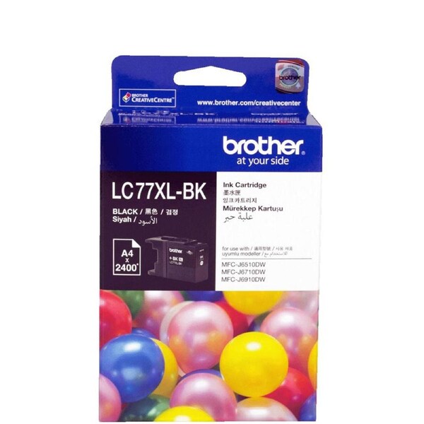 Original Brother LC77XLBK BLACK Ink Cartridge Toner LC77XL-BK