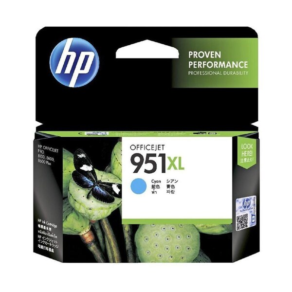 Original HP 951XL CYAN Ink Cartridge OFFICEJET Toner CN046AA