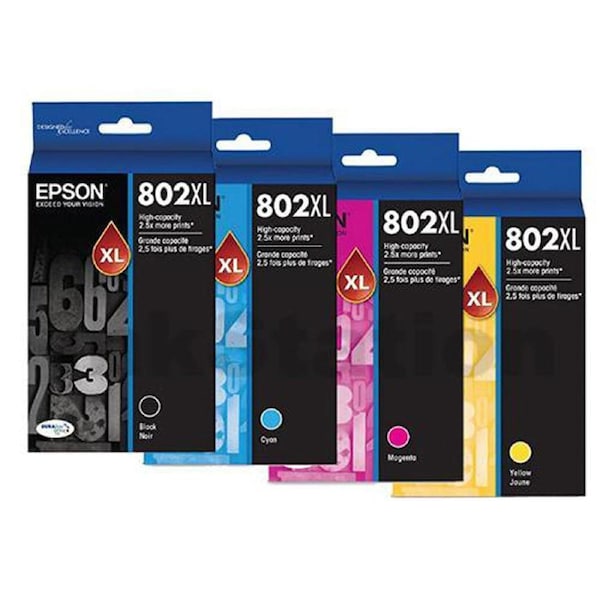 Epson 802XL 4 Colours Value Pack High Capacity Ink Cartridge