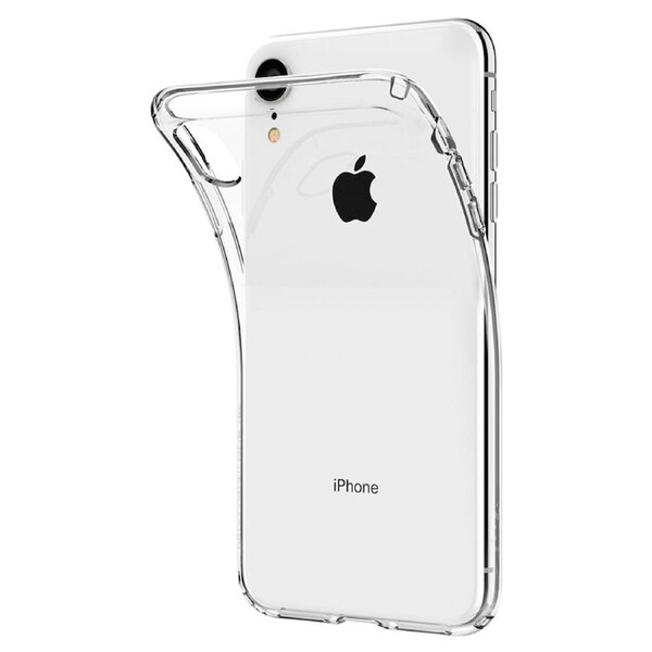 Apple iPhone XR TPU Slim transparent crystal clear bumper cushion back case cover
