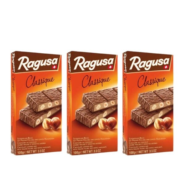 Camille Bloch Ragusa Milk Chocolate 100g x 3