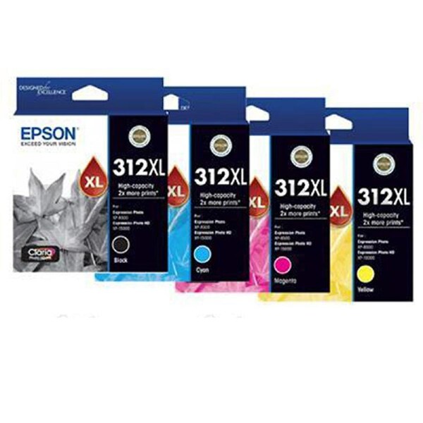 Epson 312XL 4 Colours Ink Cartridge Toner XP-8500 XP-15000