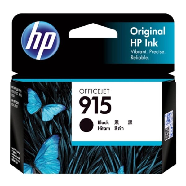 Original HP 915 Black Ink Cartridge Toner Officejet 3YM18AA
