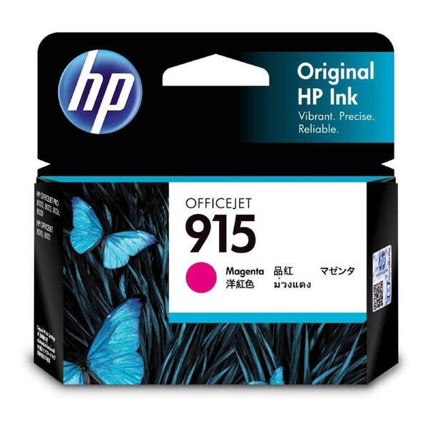 Original HP 915 Magenta Ink Cartridge Toner Officejet 3YM16AA