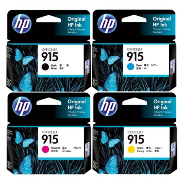 HP 915 4 Colours Value Pack Ink Cartridge Toner Officejet