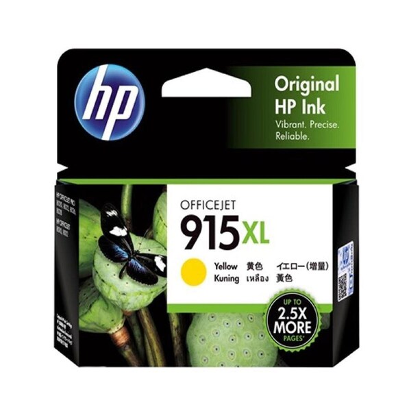 Original HP 915XL Yellow Ink Cartridge Toner Officejet 3YM21AA