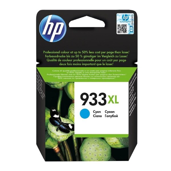 Original HP 933XL Cyan Ink Cartridge Toner Officejet CN054AA