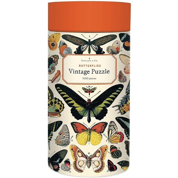 Cavallini - Butterflies Puzzle 1000pc