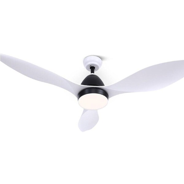 48" 3 Blade Remote LED Ceiling Fan - White