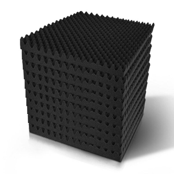 Studio Acoustic Sound Foam Panel 50x50 Eggshell - 20pcs