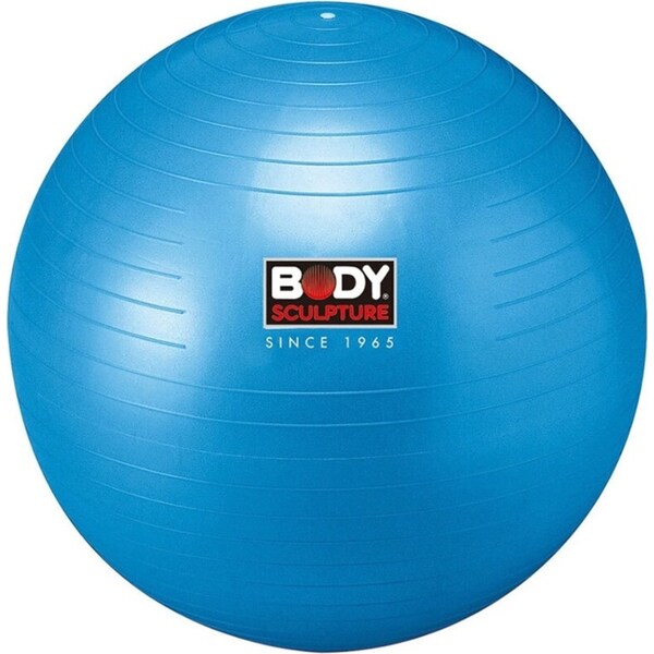 Body Sculpture 75cm Anti-Burst Gym/Yoga/Pilates Home Exercise Ball Blue w/ Pump