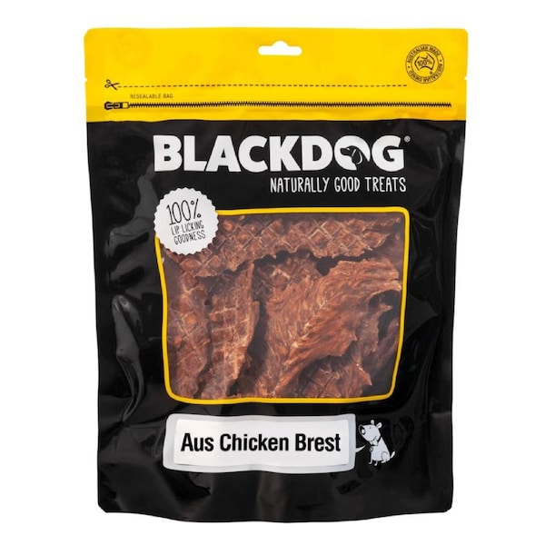 Blackdog Australian Chicken Breast Fillet Natural Dog Treats 500g