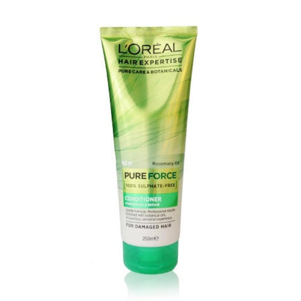 L'Oreal Hair Expertise Pure Force 100% Sulphate Free Conditioner Strengthen & Repair 250ml