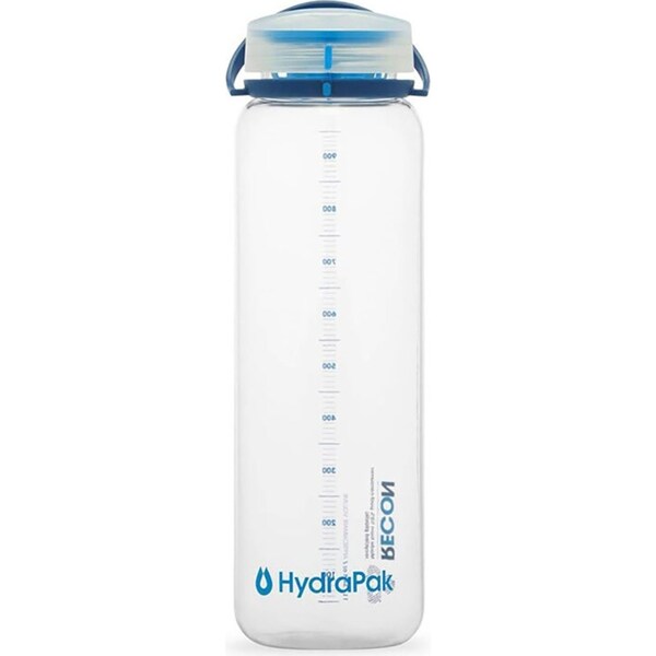 Hydrapak Recon 1L Water Bottle Drinking/Hydration Travel Camping/Hiking Blue