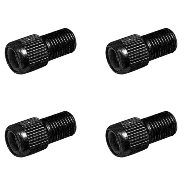 4x Zefal Valve Adaptor Converter Presta to Schrader Bike Valve Tyre Connector
