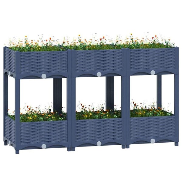 Raised Bed 120x40x71 cm Polypropylene vidaXL