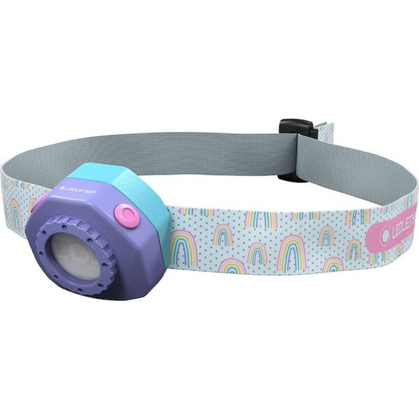 Led Lenser Kidled2 Kids Headlamp Head Torch 40 Lumens Purple
