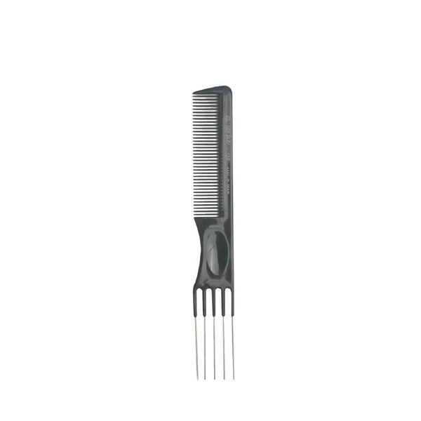 Eurostil Styling Comb with Metal Lifters 7.5' 19cm #128