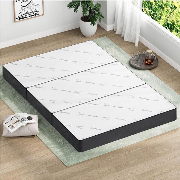 STARRY EUCALYPT Folding Mattress Foldable Sofa Lounge Foam Chair Portable Double