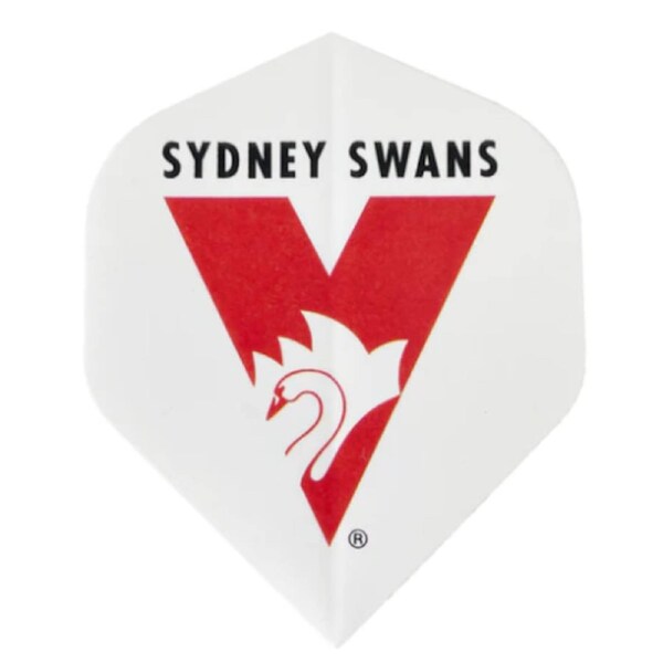 AFL Replacement Dart Flights Set Of 3 - Sydney Swans - Darts