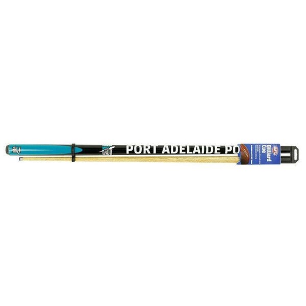 AFL Two Piece Pool Snooker Billiards Cue 57 Inch - Port Adelaide Power