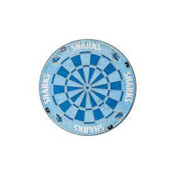 NRL Competition Size Dart Board - Cronulla Sharks - In Box - Dartboard