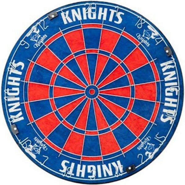 NRL Competition Size Dart Board - Newcastle Knights - In Box - Dartboard