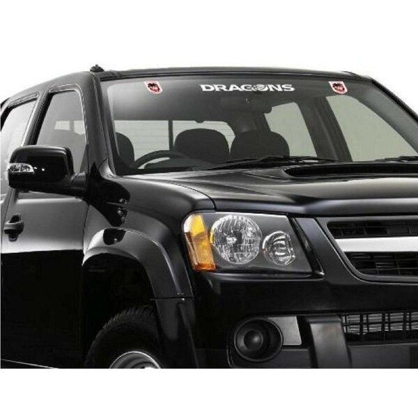NRL Team Name Lettering Decal - St George Illawarra Dragons - Car Sticker