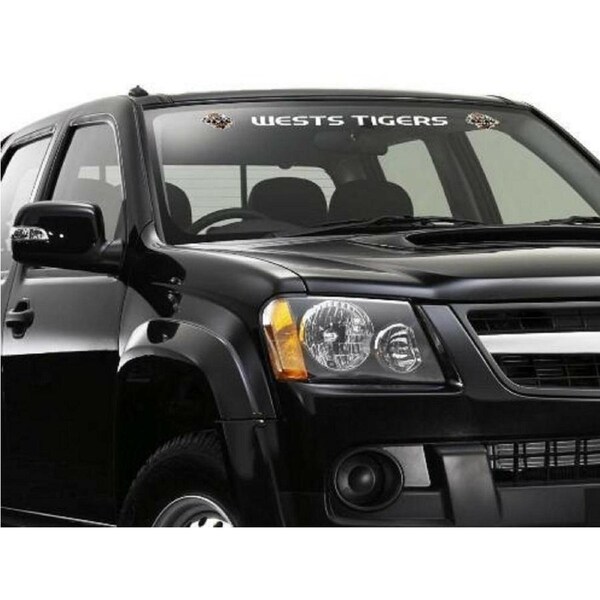 NRL Team Name Lettering Decal - West Tigers - Car Sticker