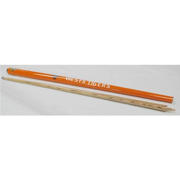 NRL Two Piece Pool Snooker Billiards Cue 57 Inch - West Tigers