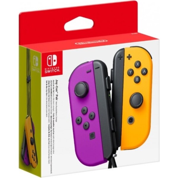 Joy-Con Pair Controller Neon Purple/Neon Orange Switch