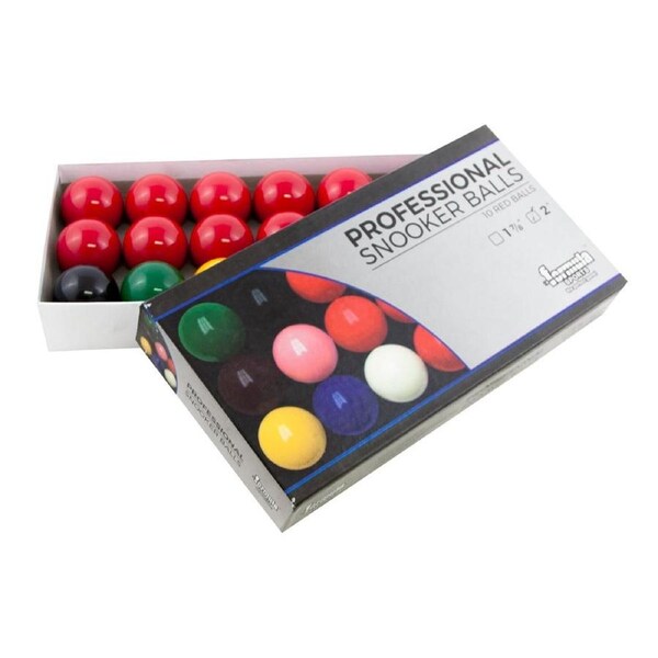 Professional Pool Snooker Billiard Balls Set 1 & 7/8" Inch 10 Red Set