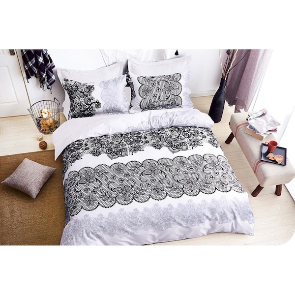 Artistic Queen Size Quilt/Doona/Duvet Cover Set M300
