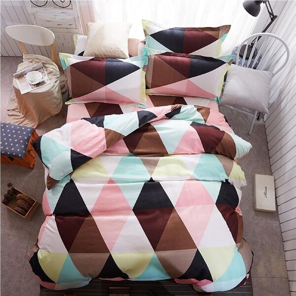 Artistic King Size Quilt/Doona/Duvet Cover Set M349