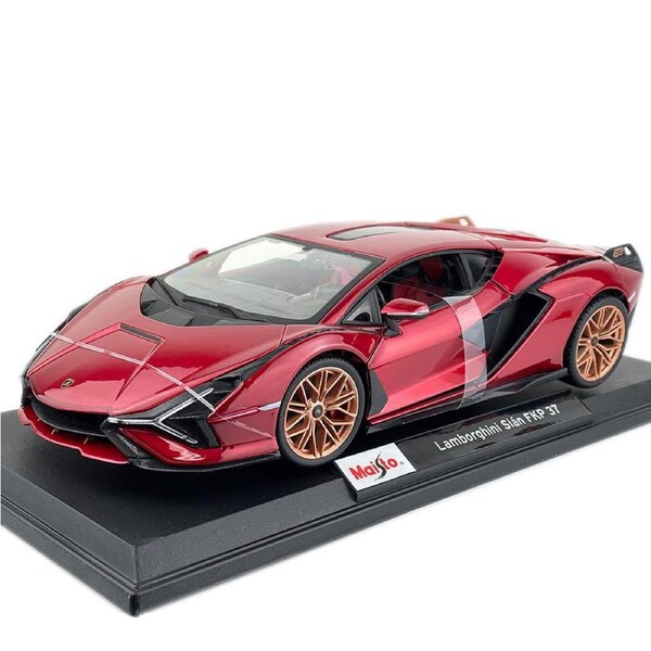 Maisto 1:18 Lamborghini Sian FKP37 Special Edition Diecast Car Model Red