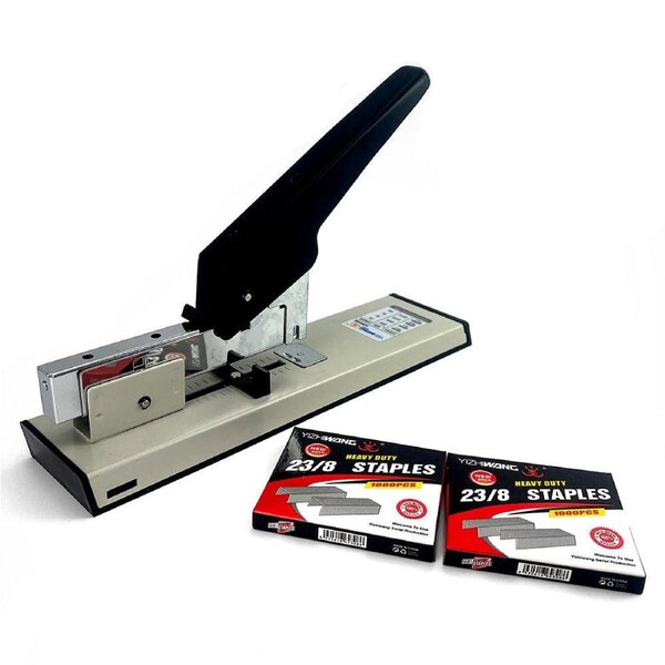 Medium Size Heavy Duty Stapler With Free 2000X23/8mm Staples Stationary Office