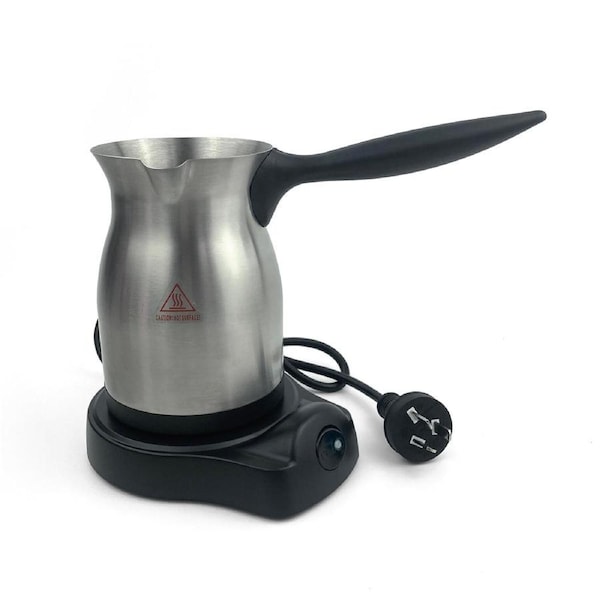 Mornest Stainless Electric Turkish Greek Arabic Coffee Maker Pot Automatic Sensor Anti Overflow